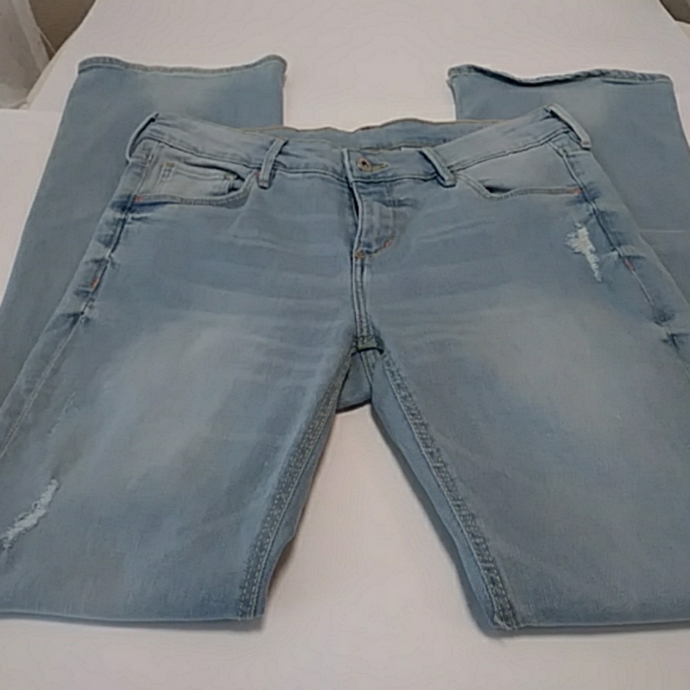 DENIM & DENIM BOOTCUT LOW WAIST JEANS .BY H&M